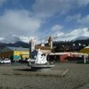 Ushuaia mit Schneebergen