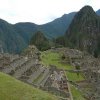 Blick auf Machu Picchu  Dorf