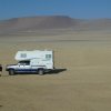 Camper in der Wüste
