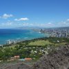 Sicht auf Honolulu